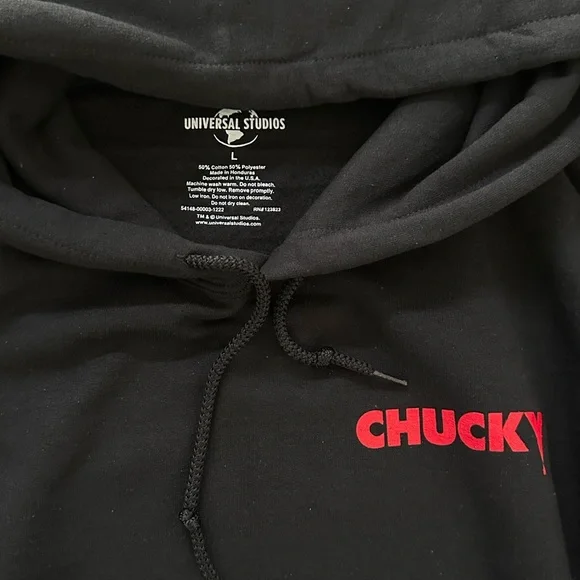 Universal Studios Chucky Child’s Play 2 Large Hoodie New - Picture 3 of 3